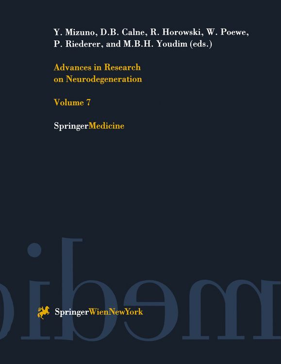 Produktbild: Advances in Research on Neurodegeneration