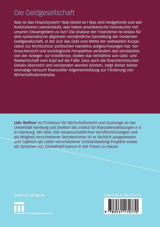 Produktbild: Die Geldgesellschaft