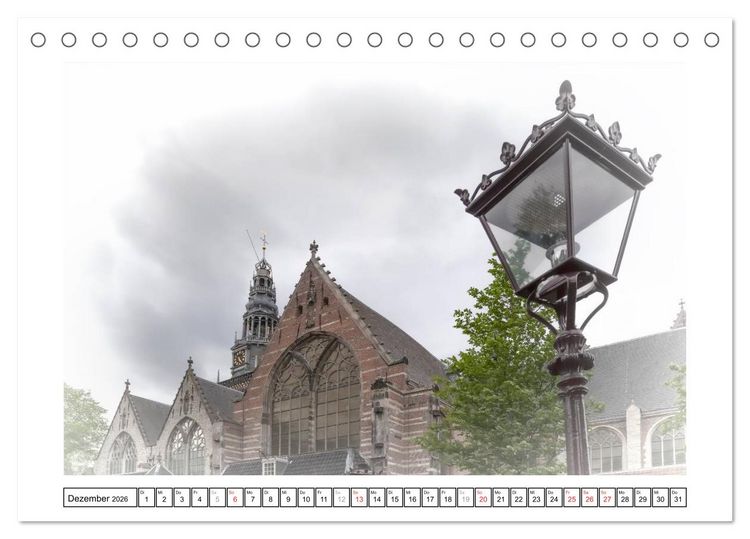Produktbild: AMSTERDAM Erinnerungen (Tischkalender 2026 DIN A5 quer), CALVENDO Monatskalender