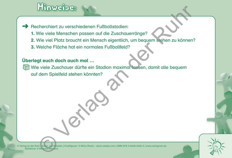 Produktbild: Die Mathe-Knobel-Kartei: Fermi-Aufgaben, Klasse 3-6