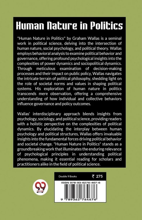 Produktbild: Human Nature in Politics