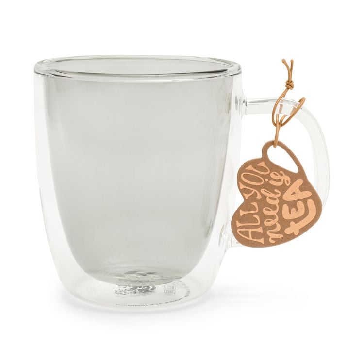 Produktbild: Teeglas doppelwandig, 390ml "Early Grey"