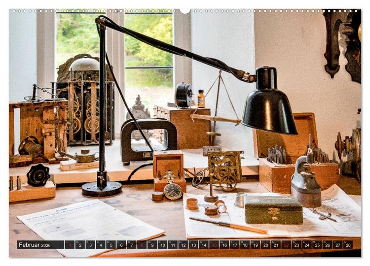 Produktbild: Traditionelles Handwerk, Werkst&auml;tten und Werkb&auml;nke im Focus (Wandkalender 2026 DIN A2 quer), CALVENDO Monatskalender