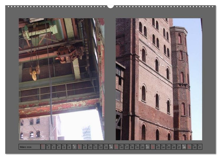Produktbild: Zeche Ewald in Herten (hochwertiger Premium Wandkalender 2026 DIN A2 quer), Kunstdruck in Hochglanz