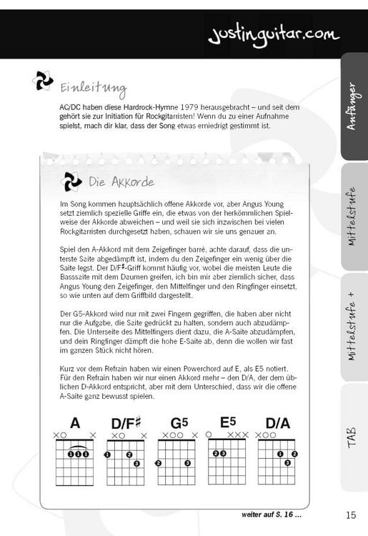 Produktbild: Justinguitar.com Rock-Songbook