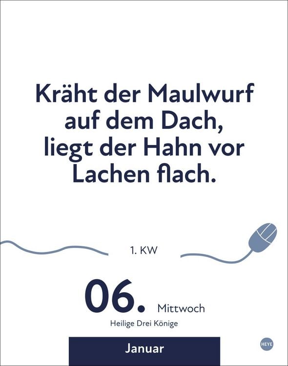Produktbild: Die besten Spr&uuml;che f&uuml;r lange B&uuml;rotage Tagesabrei&szlig;kalender 2027