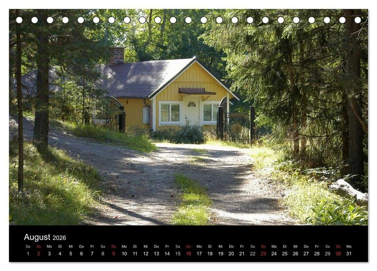 Produktbild: Sommer in Stockholm 2026 (Tischkalender 2026 DIN A5 quer), CALVENDO Monatskalender
