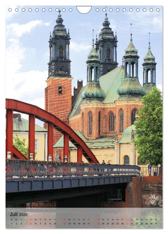 Produktbild: Polnische St&auml;dte - Highlights im Norden (Wandkalender 2026 DIN A4 hoch), CALVENDO Monatskalender
