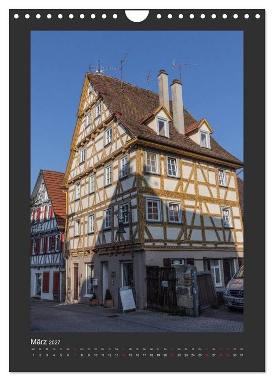 Produktbild: Waiblingen - Spaziergang durch die Altstadt (Wandkalender 2027 DIN A4 hoch), CALVENDO Monatskalender