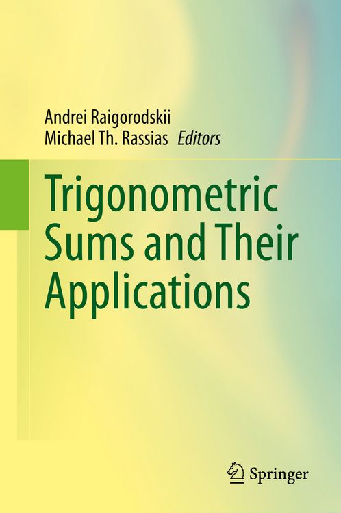 Produktbild: Trigonometric Sums and Their Applications