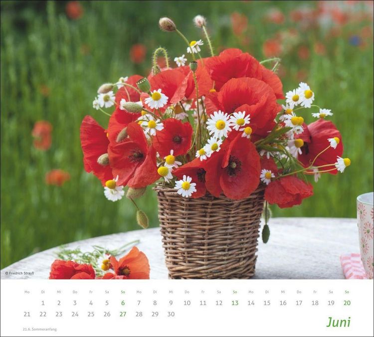 Produktbild: times&more Blumen Bildkalender 2027