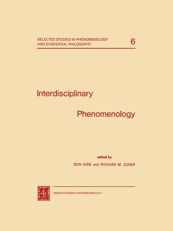 Produktbild: Interdisciplinary Phenomenology