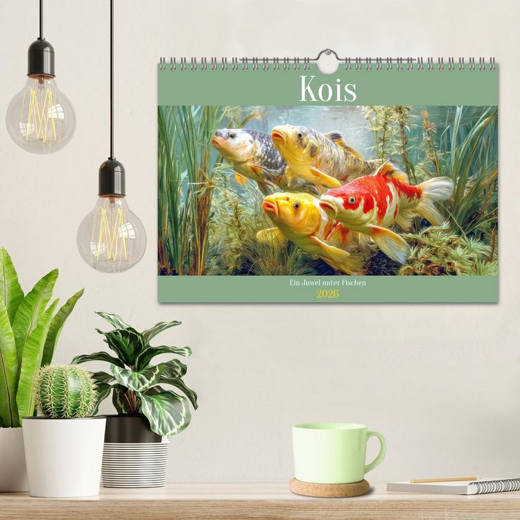 Produktbild: Kois - Ein Juwel unter Fischen (Wandkalender 2026 DIN A4 quer), CALVENDO Monatskalender