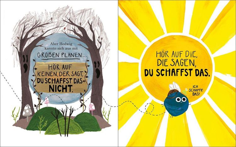 Produktbild: Hedwig will hoch hinaus - Eine Geschichte &uuml;ber den Glauben an sich selbst