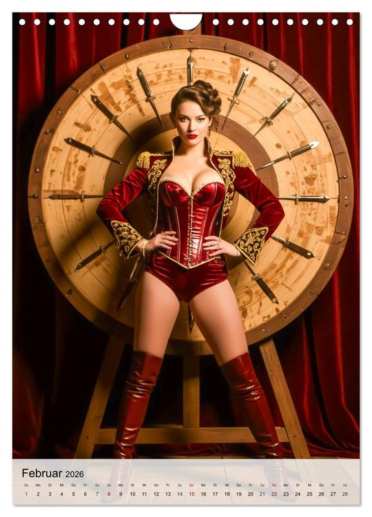 Produktbild: Zirkus der Kuriosit&auml;ten - Vintage, Faszination und Manege (Wandkalender 2026 DIN A4 hoch), CALVENDO Monatskalender