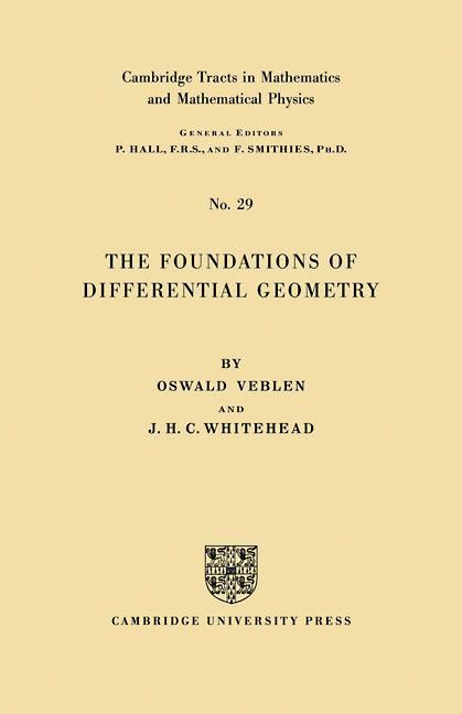 Produktbild: The Foundations of Differential Geometry