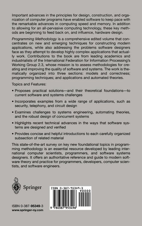 Produktbild: Programming Methodology