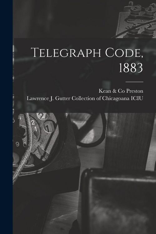Produktbild: Telegraph Code, 1883