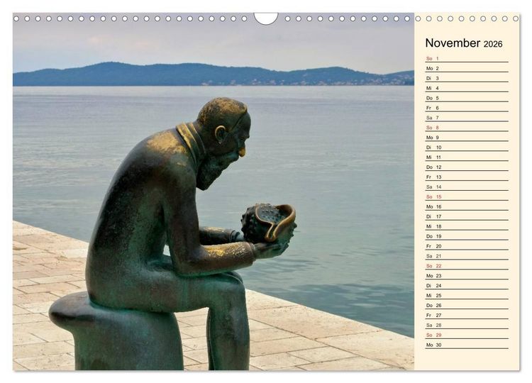 Produktbild: Zadar und Norddalmatien (Wandkalender 2026 DIN A3 quer), CALVENDO Monatskalender