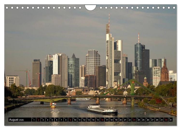 Produktbild: Frankfurt am Main (Wandkalender 2026 DIN A4 quer), CALVENDO Monatskalender