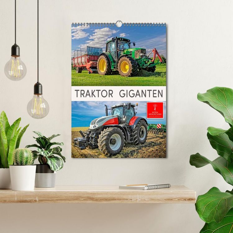 Produktbild: Traktor Giganten (Wandkalender 2026 DIN A3 hoch), CALVENDO Monatskalender