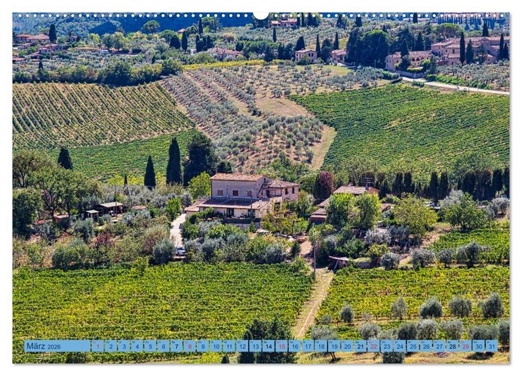 Produktbild: Impressionen aus San Gimignano (Wandkalender 2026 DIN A2 quer), CALVENDO Monatskalender