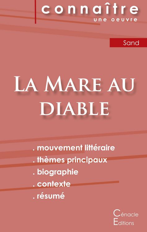Produktbild: Fiche de lecture La Mare au diable de George Sand (Analyse litt&eacute;raire de r&eacute;f&eacute;rence et r&eacute;sum&eacute; complet)