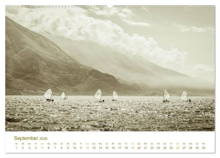 Produktbild: GARDASEE - das Nordufer (hochwertiger Premium Wandkalender 2026 DIN A2 quer), Kunstdruck in Hochglanz