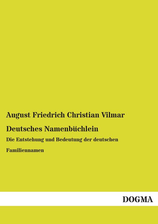 Produktbild: Deutsches Namenb&uuml;chlein