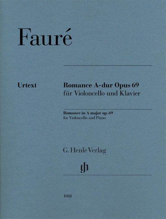 Produktbild: Gabriel Faur&eacute; - Romance A-dur op. 69 f&uuml;r Violoncello und Klavier