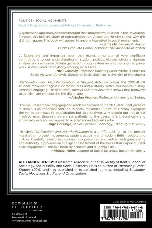 Produktbild: Participation and Non-Participation in Student Activism