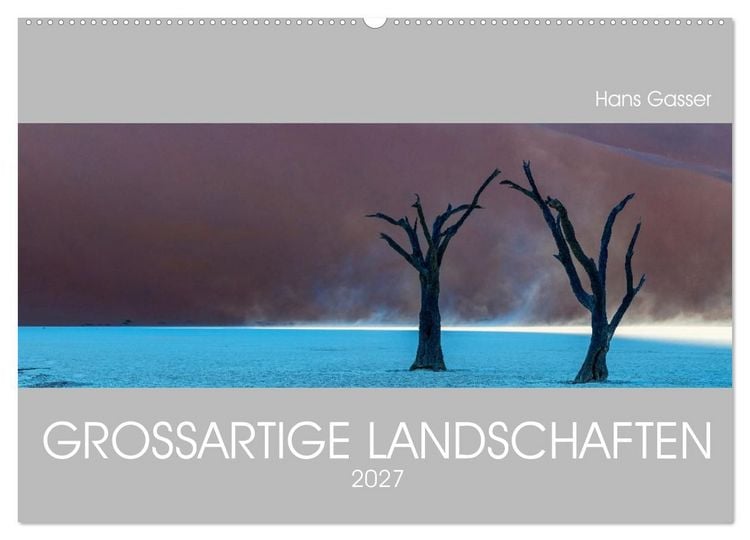 Produktbild: GROSSARTIGE LANDSCHAFTEN 2027 (Wandkalender 2027 DIN A2 quer), CALVENDO Monatskalender