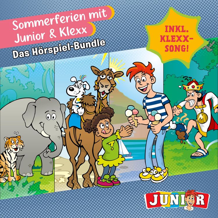 Produktbild: Junior & Klexx, Sommerferien mit Junior & Klexx - Sammelband