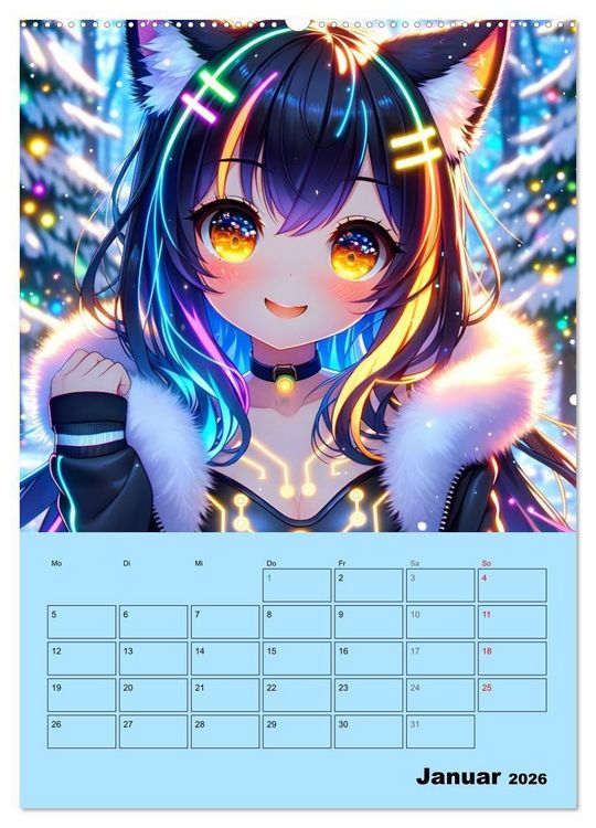 Produktbild: Sehnsucht nach Fantasie (Wandkalender 2026 DIN A2 hoch), CALVENDO Monatskalender
