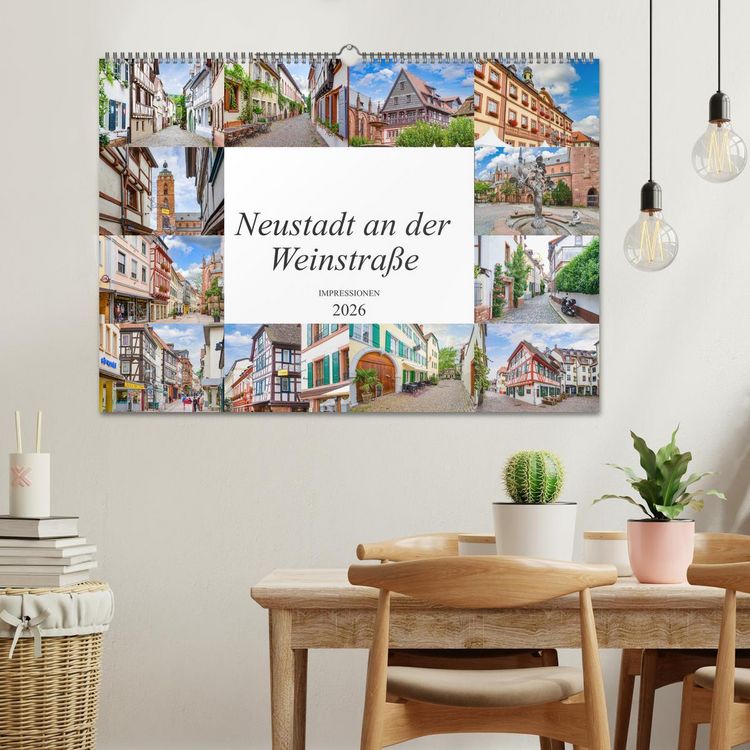 Produktbild: Neustadt an der Weinstra&szlig;e Impressionen (Wandkalender 2026 DIN A2 quer), CALVENDO Monatskalender
