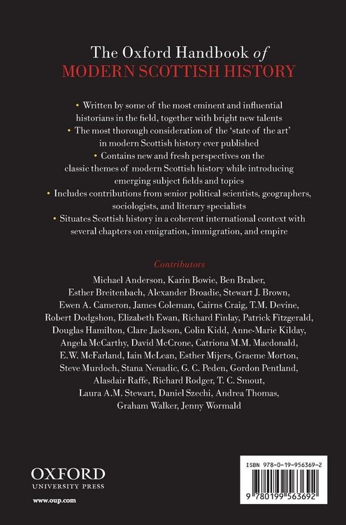 Produktbild: The Oxford Handbook of Modern Scottish History