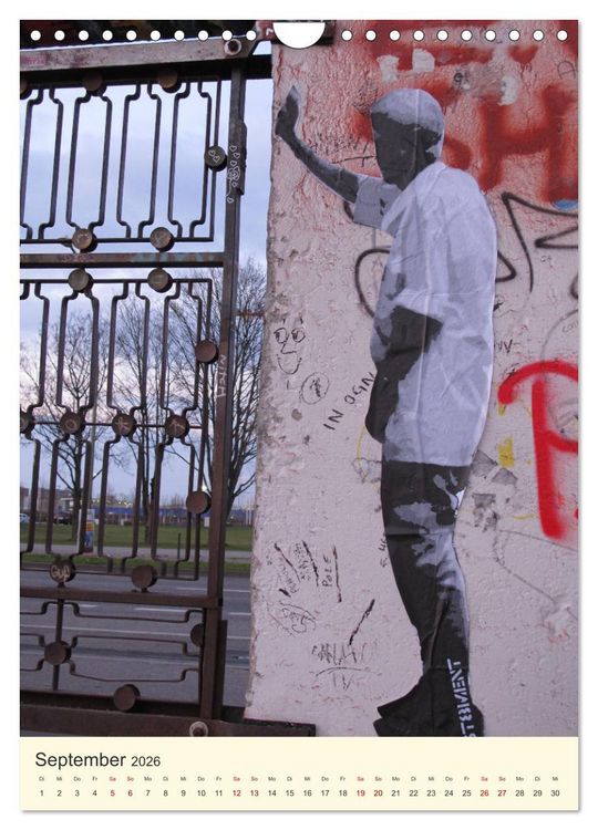 Produktbild: Berlin StreetArt Classics (Wandkalender 2026 DIN A4 hoch), CALVENDO Monatskalender