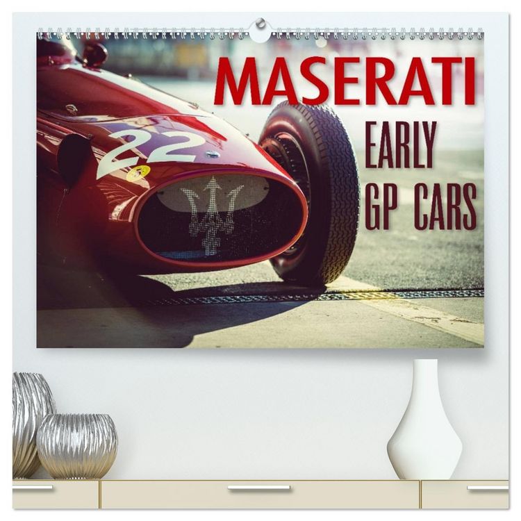 Produktbild: Maserati - Early GP Cars (High Quality Premium Wall Calendar 2026 DIN A2 landscape),CALVENDO 12 Month Wall Calendar