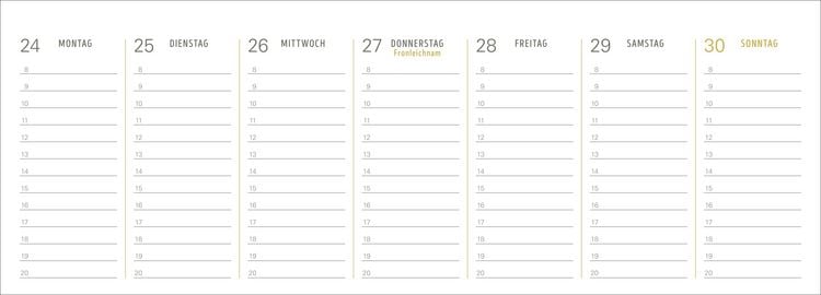 Produktbild: Katzen Premium-Tischplaner 2027 - Der literarische Wochenkalender mit Zitaten