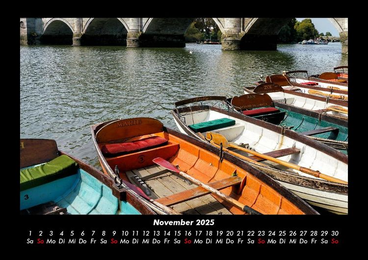 Produktbild: Boote 2025 Fotokalender DIN A3