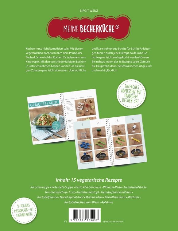 Produktbild: Meine Becherküche - Vegetarisch (Band 7)