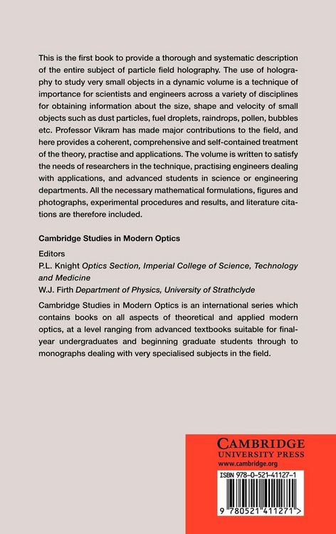 Produktbild: Particle Field Holography