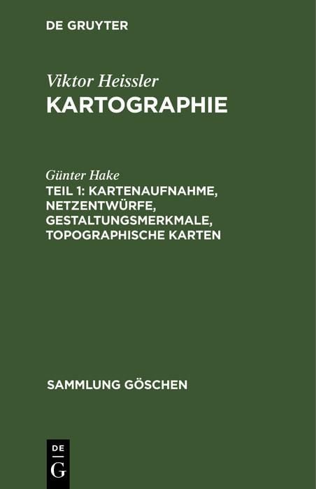 Produktbild: Kartenaufnahme, Netzentw&uuml;rfe, Gestaltungsmerkmale, topographische Karten