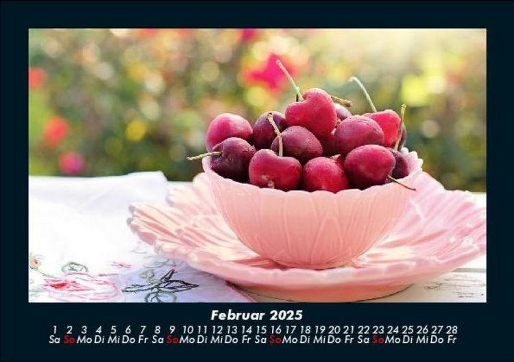Produktbild: Obstkalender 2025 Fotokalender DIN A5