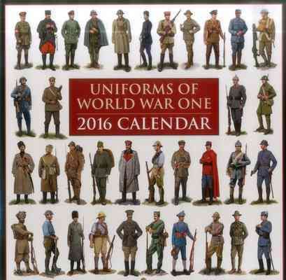 Produktbild: Peony Press: Uniforms of World War One 2016 Calendar