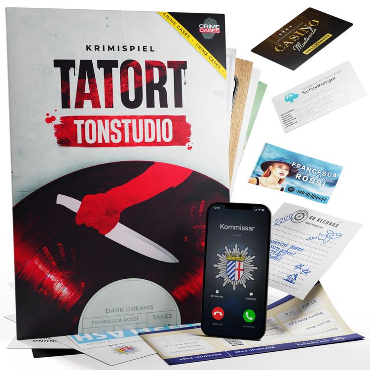 Produktbild: CRIMECASES Krimispiel Tatort: Tonstudio