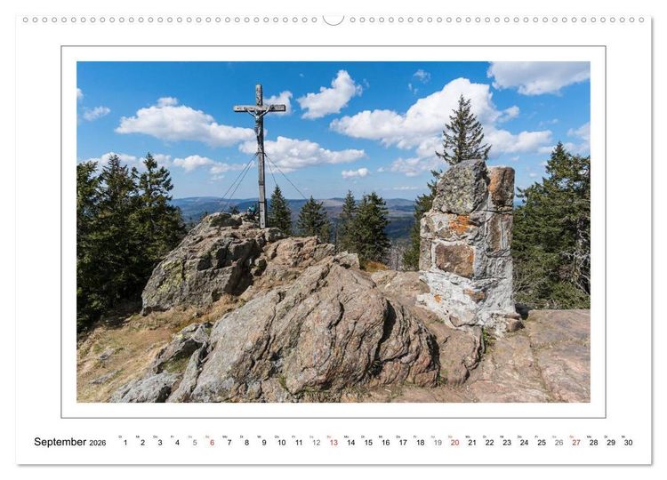 Produktbild: Unterwegs im Bayerischen Wald (hochwertiger Premium Wandkalender 2026 DIN A2 quer), Kunstdruck in Hochglanz