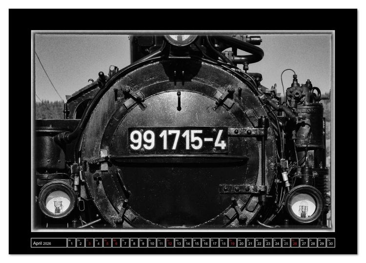 Produktbild: Die Pre&szlig;nitztalbahn (hochwertiger Premium Wandkalender 2026 DIN A2 quer), Kunstdruck in Hochglanz