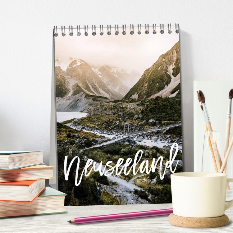 Produktbild: Neuseeland entdecken (Tischkalender 2026 DIN A5 hoch), CALVENDO Monatskalender