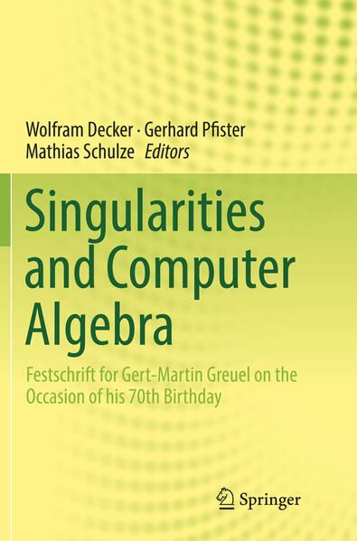 Produktbild: Singularities and Computer Algebra